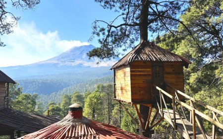 Conoce una aldea, un refugio natural frente al Popocatépetl que te fascinará