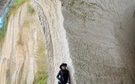 Minas de Tiza en Tlaxcala: el paisaje blanco escondido entre montañas