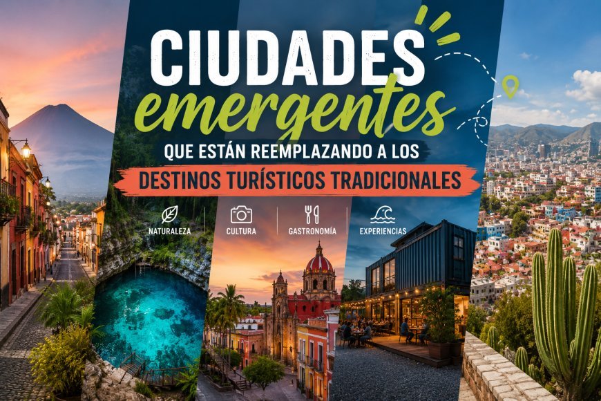 Los viajeros buscan experiencias auténticas y descubren ciudades que combinan cultura, gastronomía y tranquilidad lejos de los destinos más concurridos